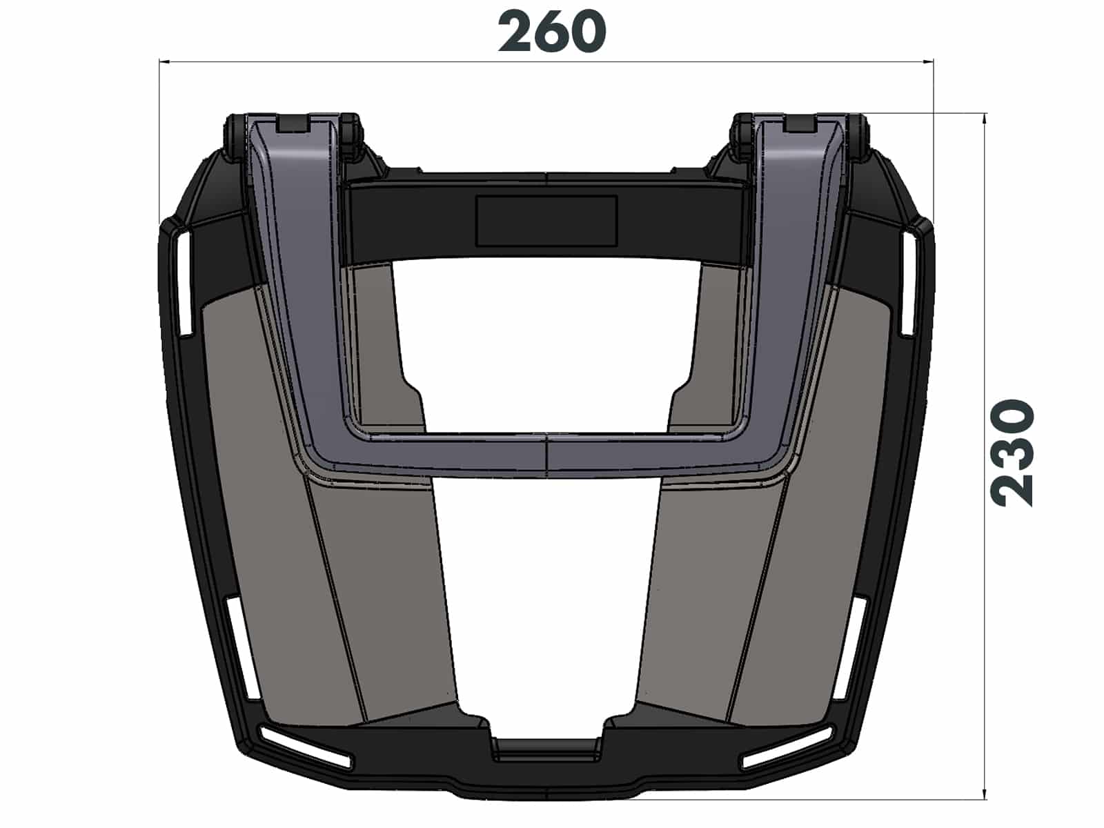 Yamaha　Easyrack　black|　Carrier　Topcase　FZ6/Fazer