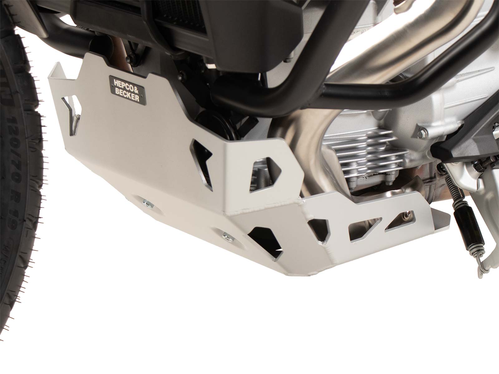 Engine protection plate aluminium for Moto Guzzi Stelvio (2024-)