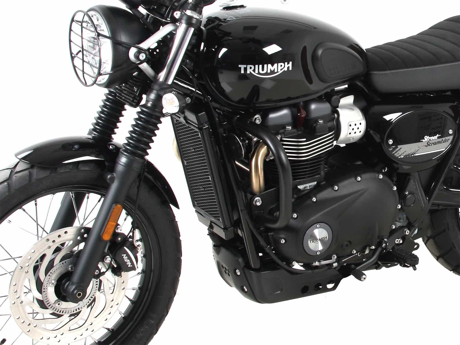 Engine protection bar black for Triumph Street Scrambler