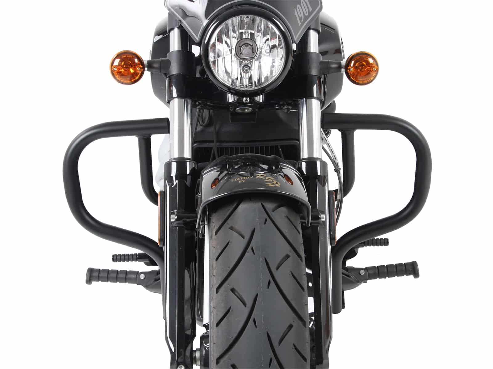 Engine protection bar black for Indian Scout