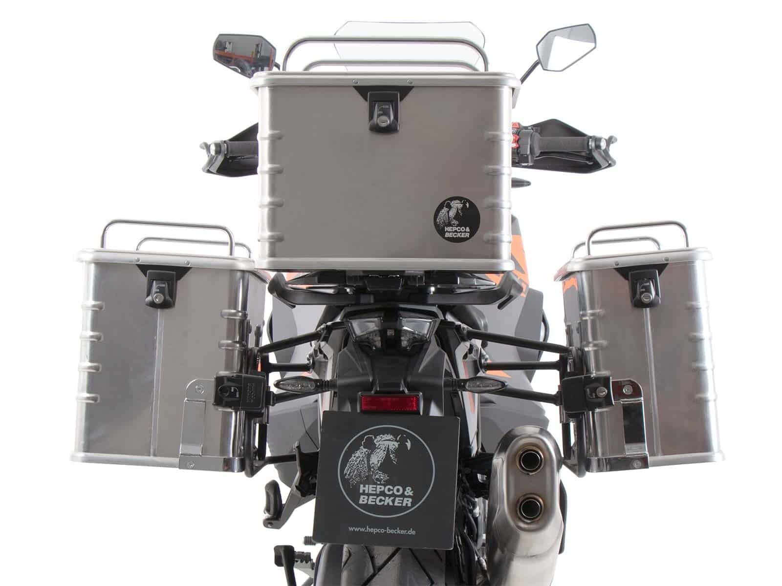 Alurack top case carrier black for combination with original rear rack for  KTM 1290 Super Adventure S/R (2021-)