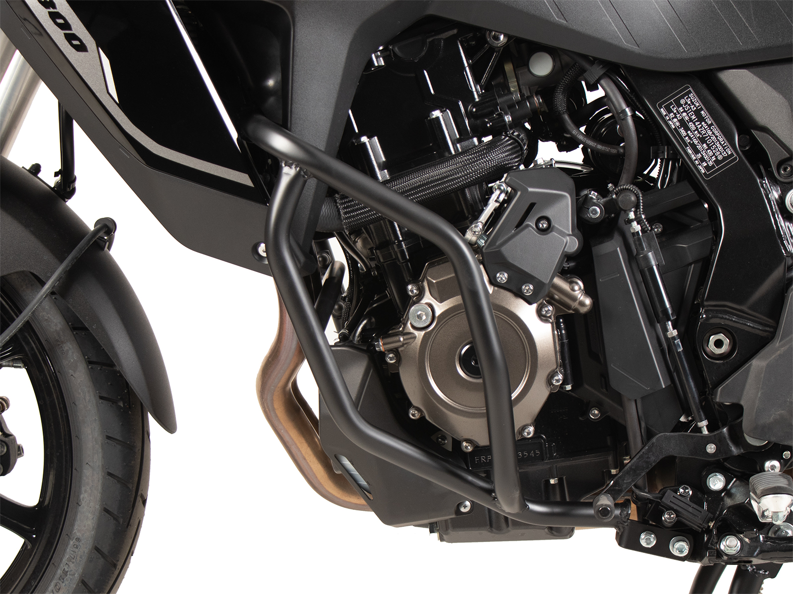 Engine protection bar black for Suzuki V-Strom 800 (2024-)